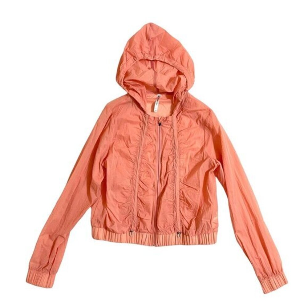 Fabletics Donovan Orange Jacket Lightweight Windb… - image 1